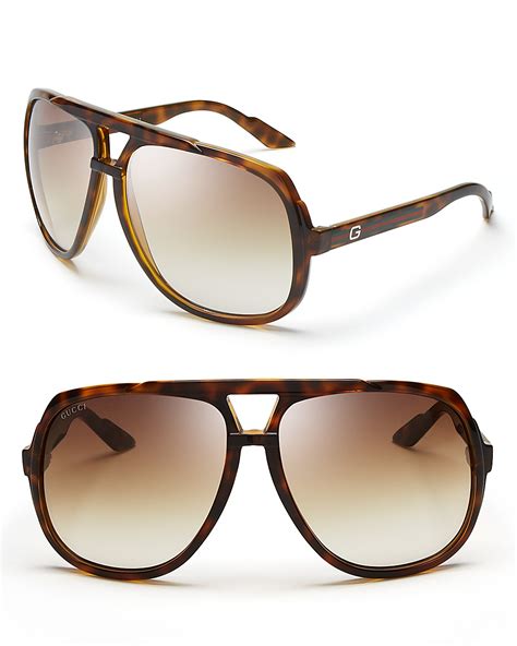 gucci blue sunglasses aviator|Gucci aviator sunglasses shades.